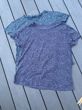SOLD!  Life is Good two ditsy floralTees size L. These are SOLD!